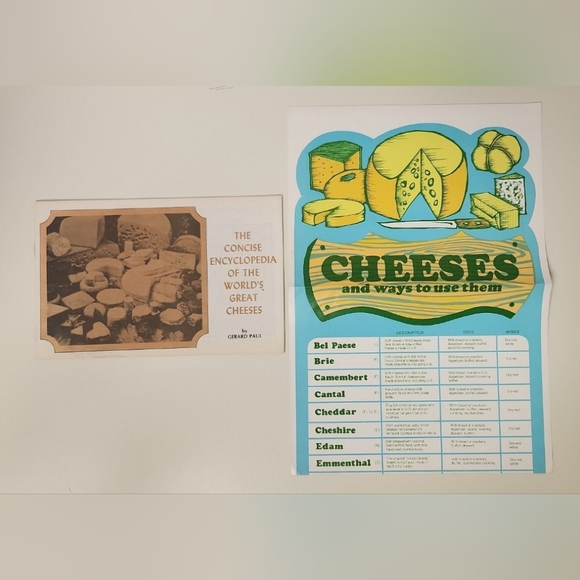 Bundle of 5 Vintage Cookbooks & Book of Cheeses - Picture 4 of 4